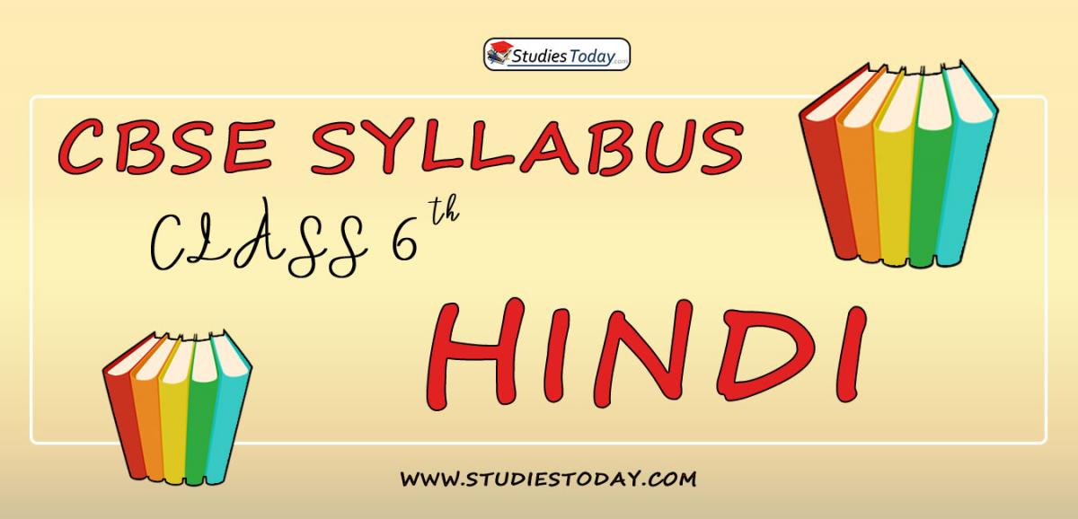 cbse-class-6-syllabus-for-hindi